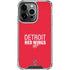 NHL Detroit Red Wings Lineup iPhone 16 Pro Clear Case
